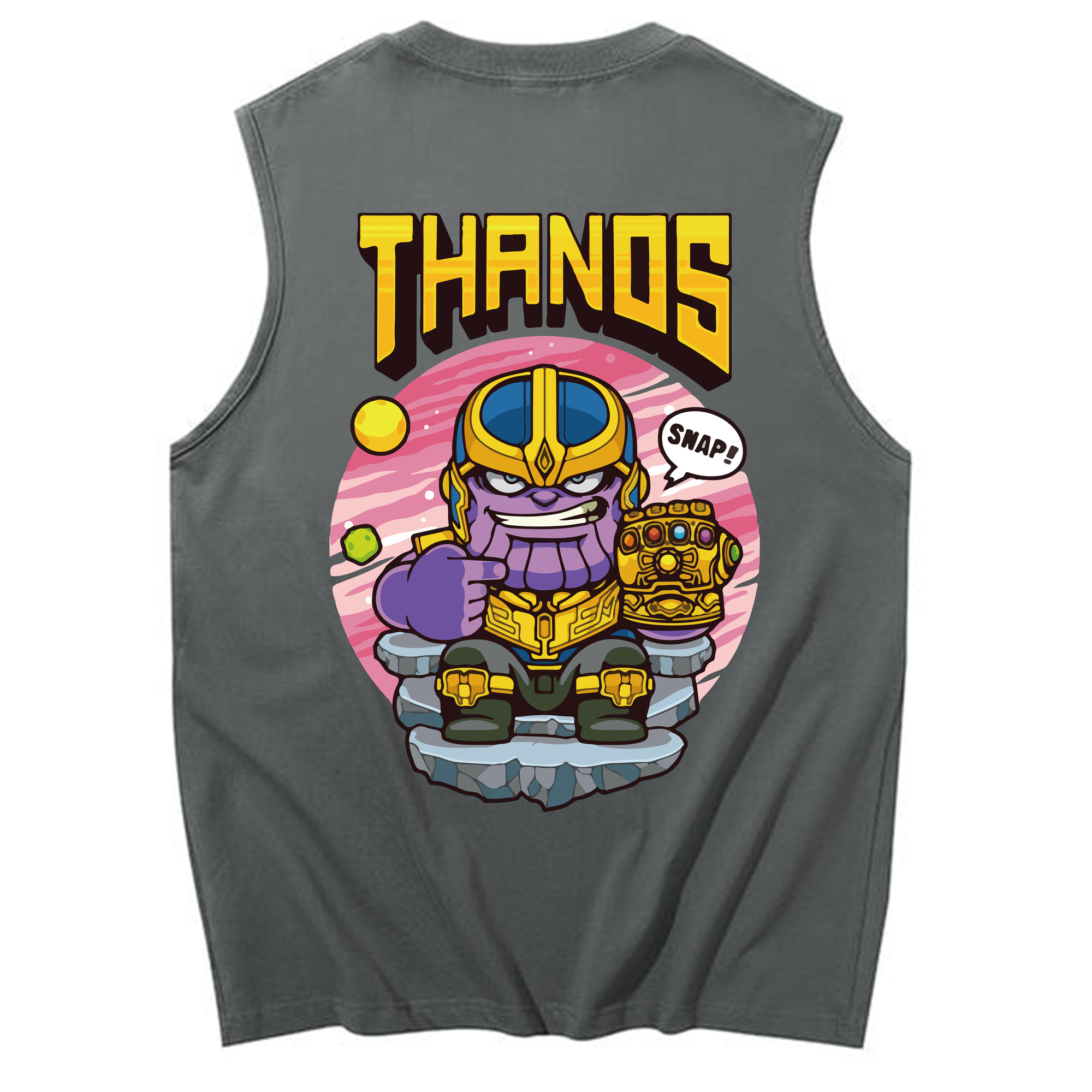 （画像用） アベンジャーズ The Avengers コットン100％タンクトップ（背面プリント）